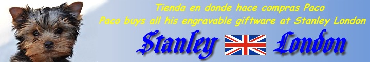 Paco buys all his engravable giftware at Stanley London. You should too.